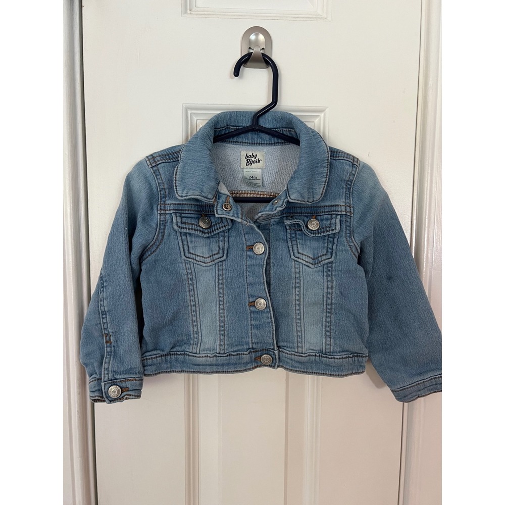 OshKosh B'gosh Toddler 24M Blue Denim Jacket Light Wash Stretch OSH89381-SSI